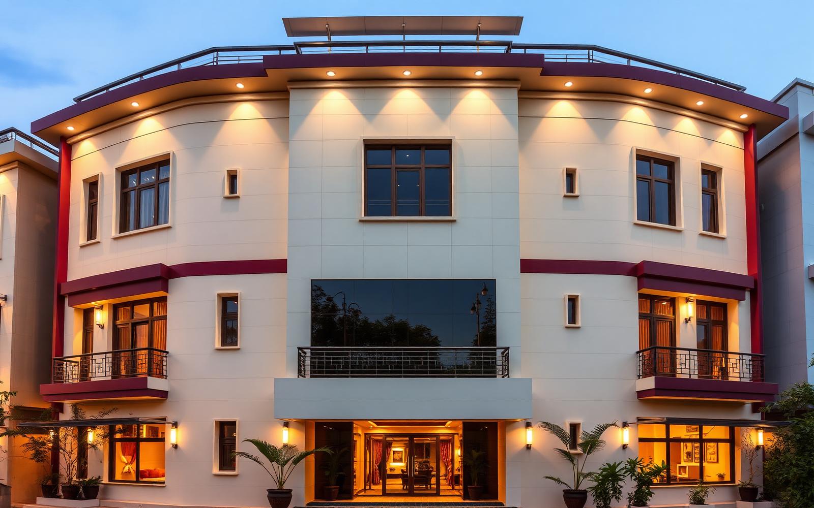 Malarini Women's Hostel building in West Mambalam, Chennai